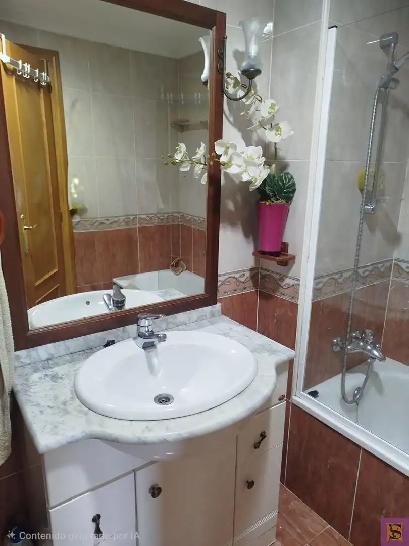 Bany de Pis en venda en La Pobla de Vallbona amb Aire condicionat, Moblat i Balcó