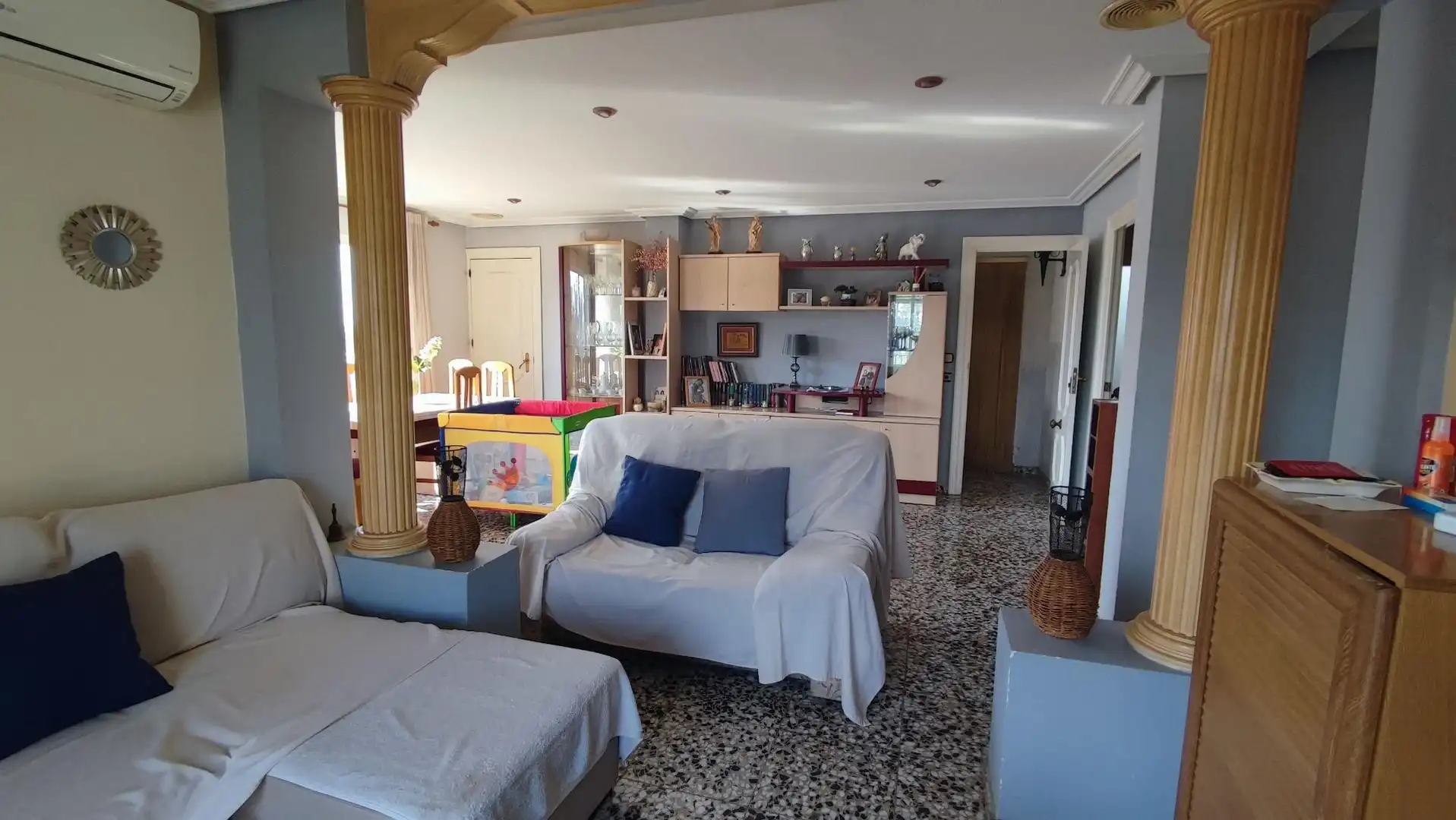 Sala de estar de Finca rústica en venta en Elche / Elx con Aire acondicionado, Terraza y Trastero