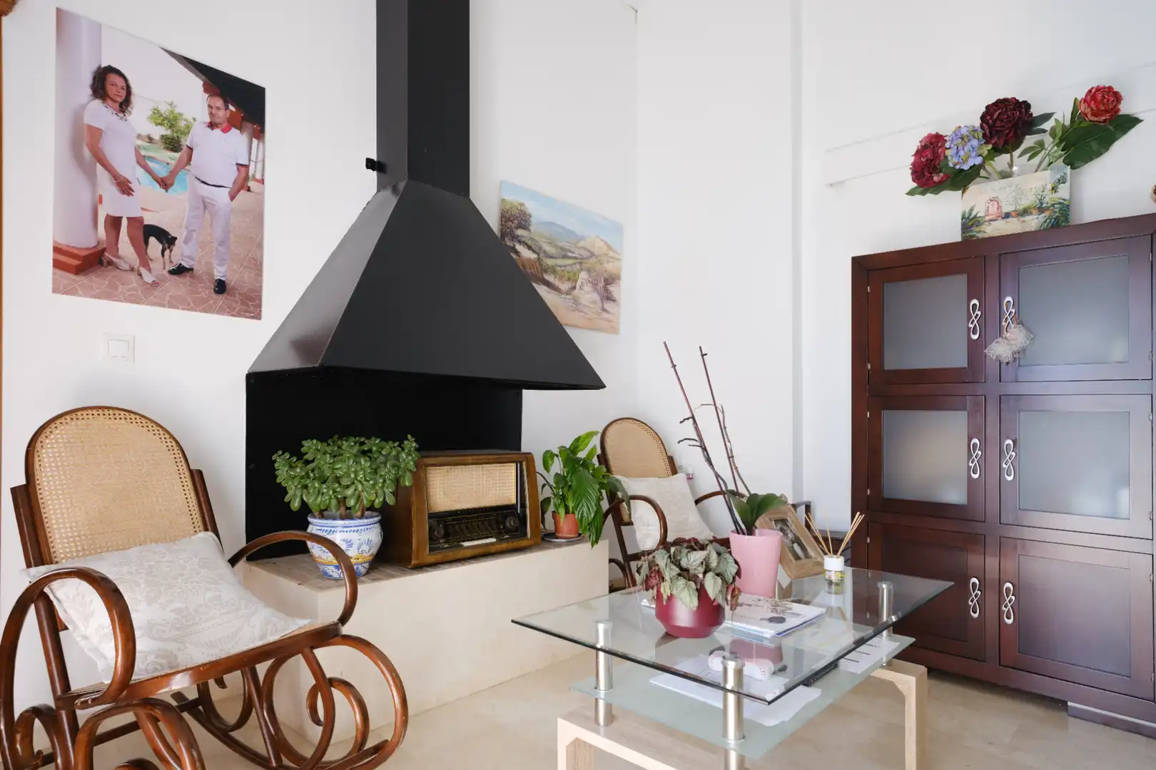 Living room of Country homes for sale in Teba  with Air Conditioner, Private garden and Storage room