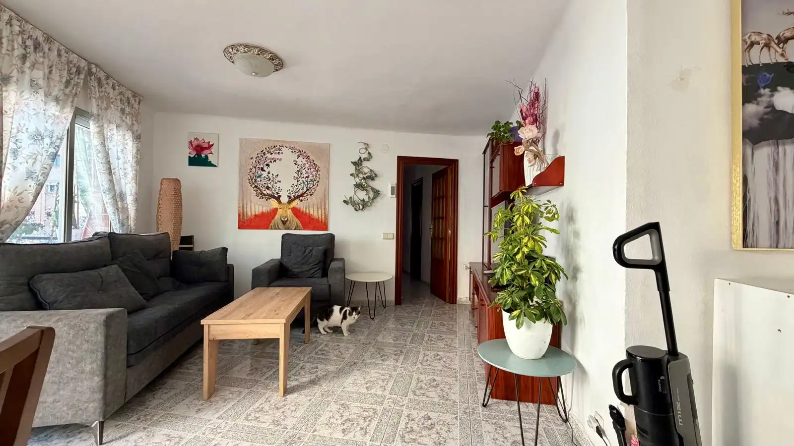 Living room of Flat for sale in Esplugues de Llobregat  with Heating, Terrace and Balcony