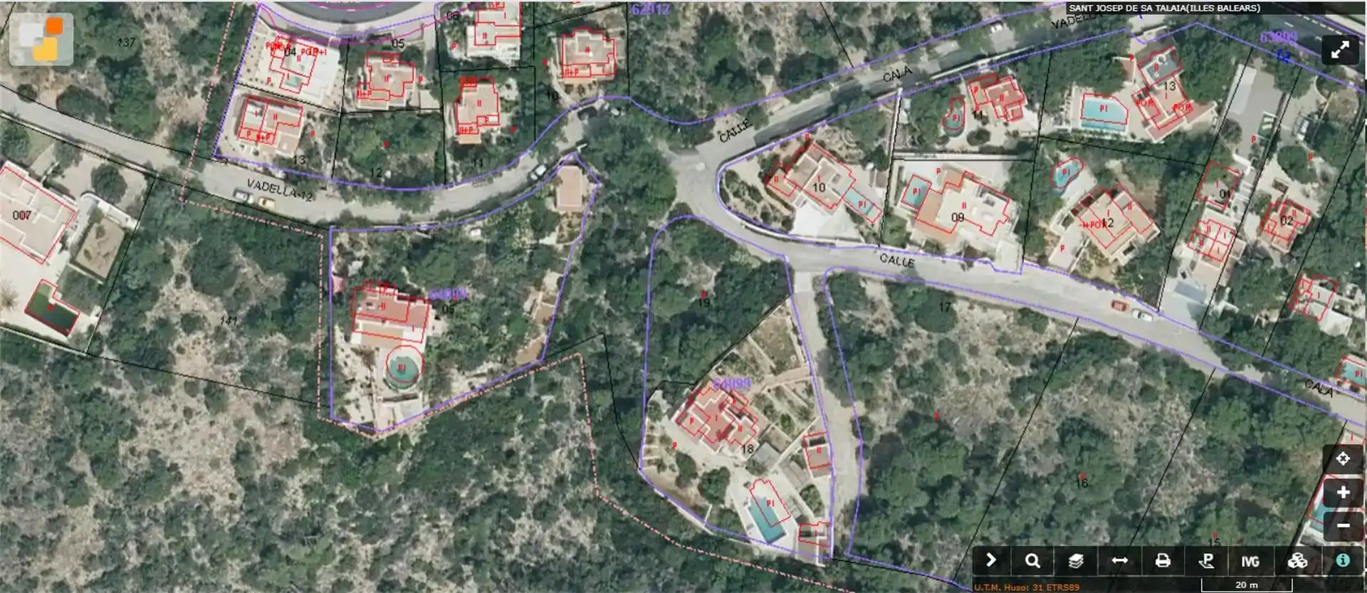 Land for sale in Cala Vedella - Cala Tarida  
