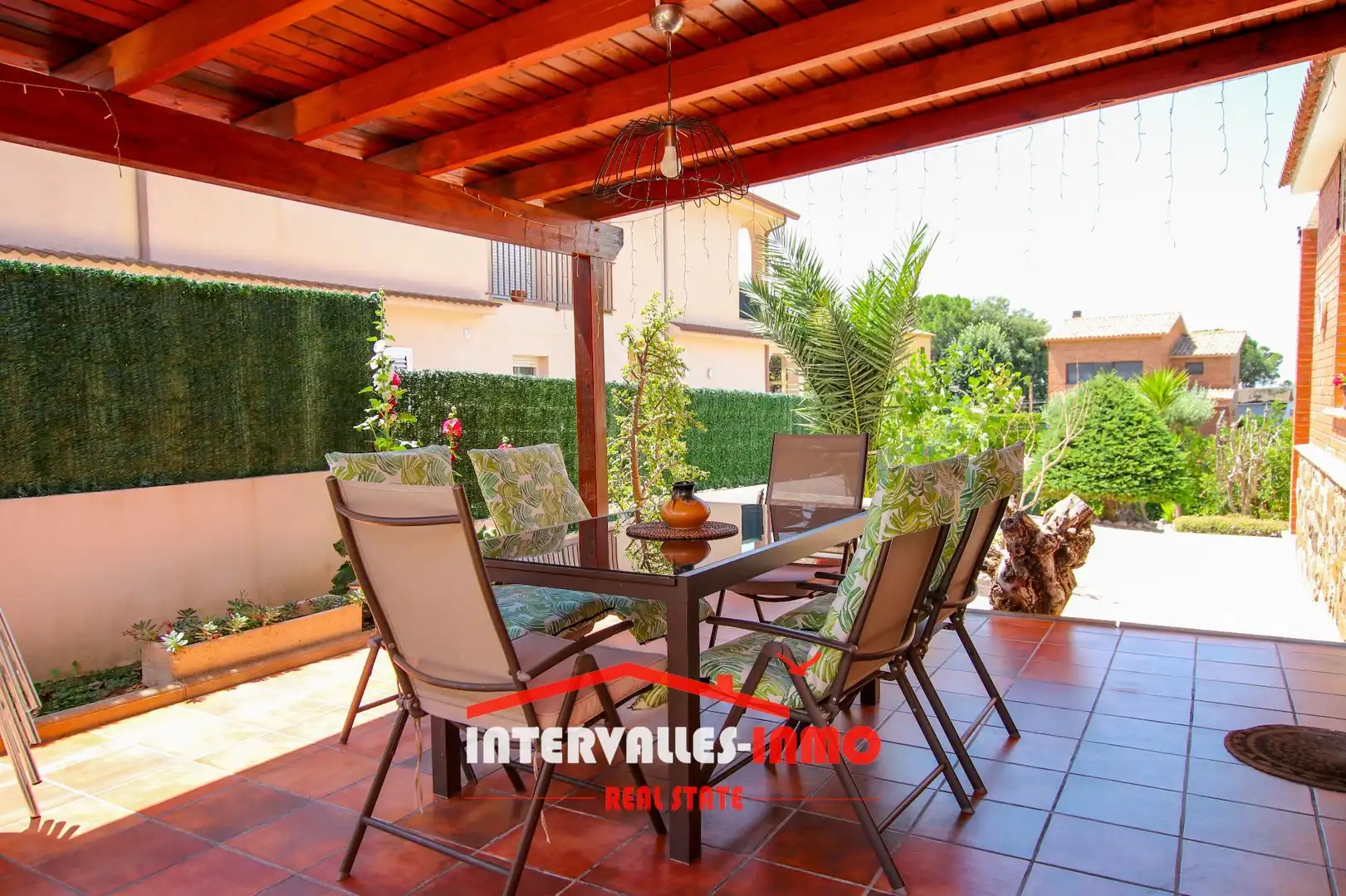 Terrace of Houses for sale in Bigues i Riells del Fai  with Air Conditioner, Heating and Private garden