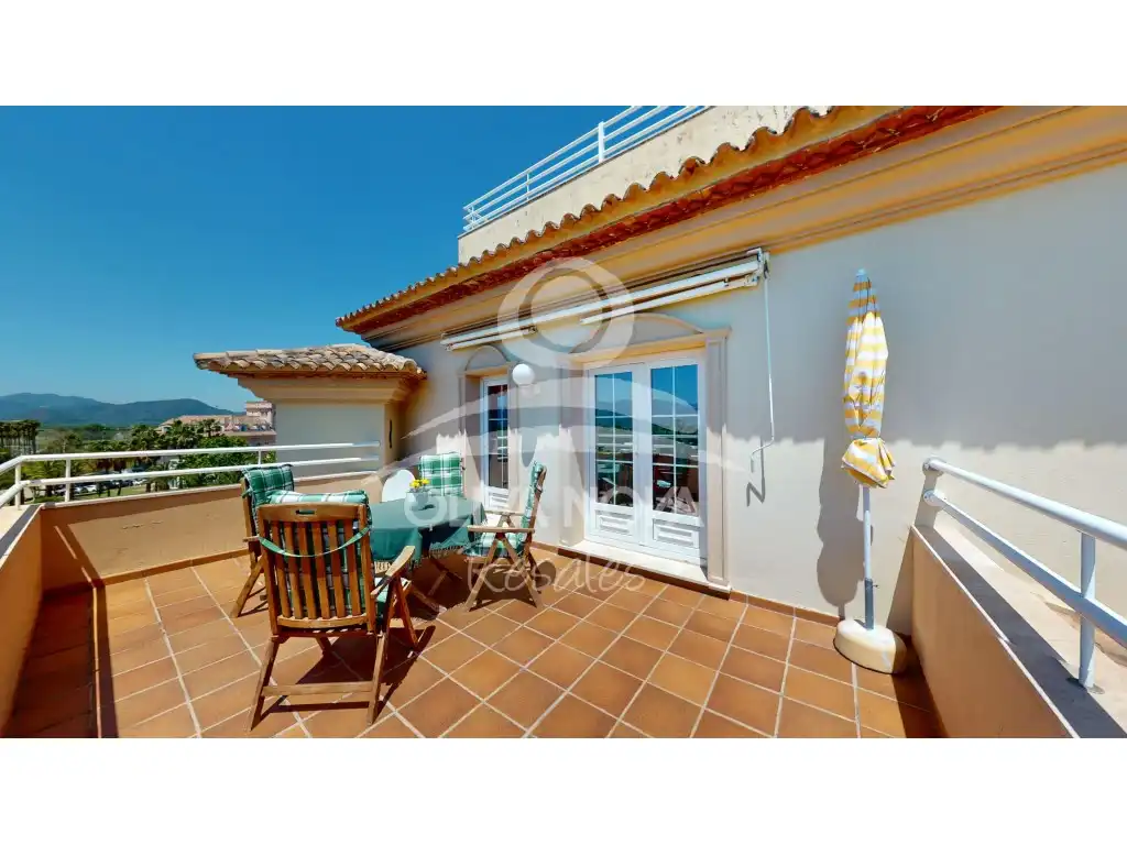 Terrace of Attic for sale in Oliva  with Terrace, Swimming Pool and Furnished