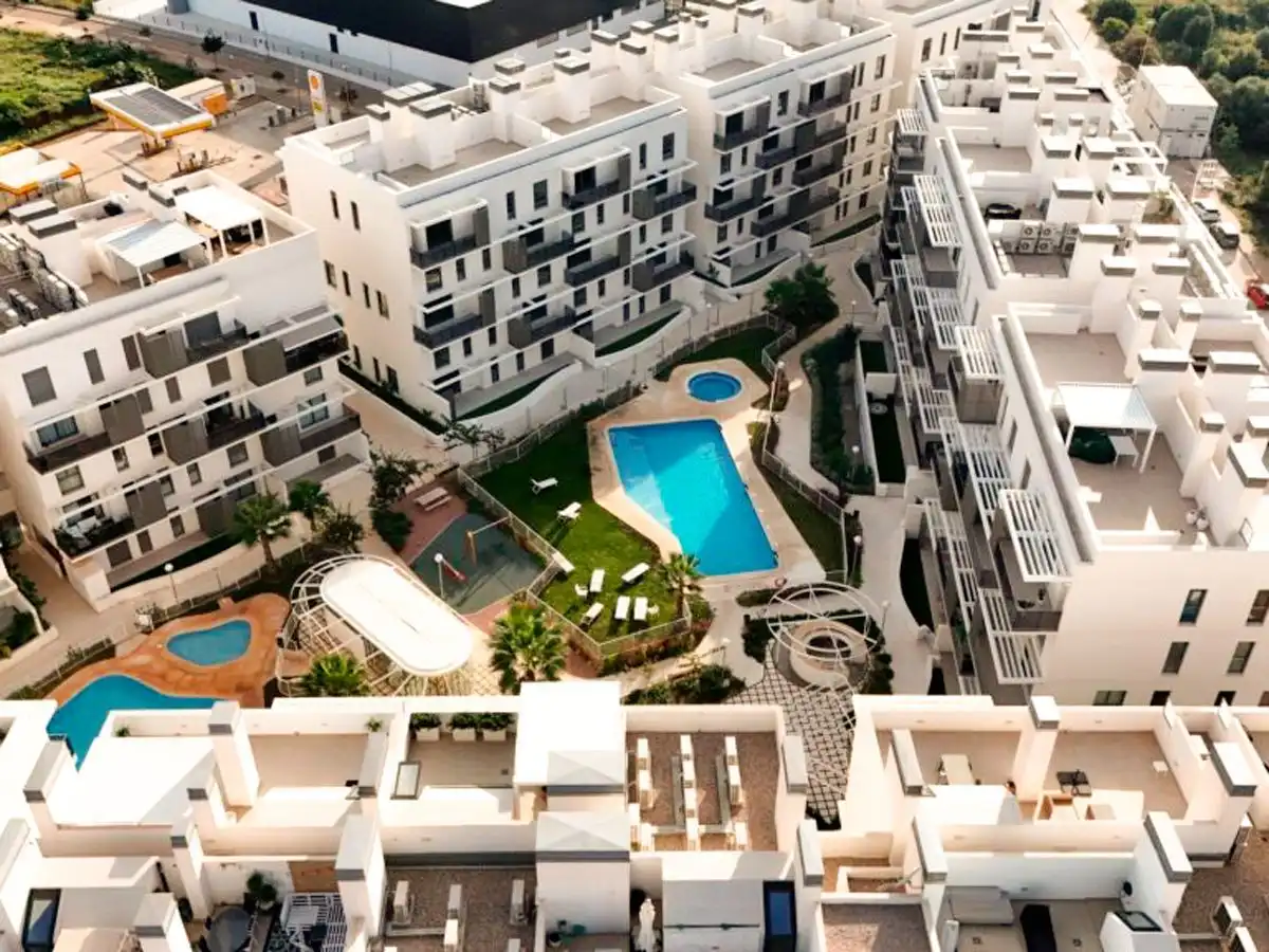 Exterior view of Flat for sale in Dénia  with Air Conditioner, Terrace and Community pool