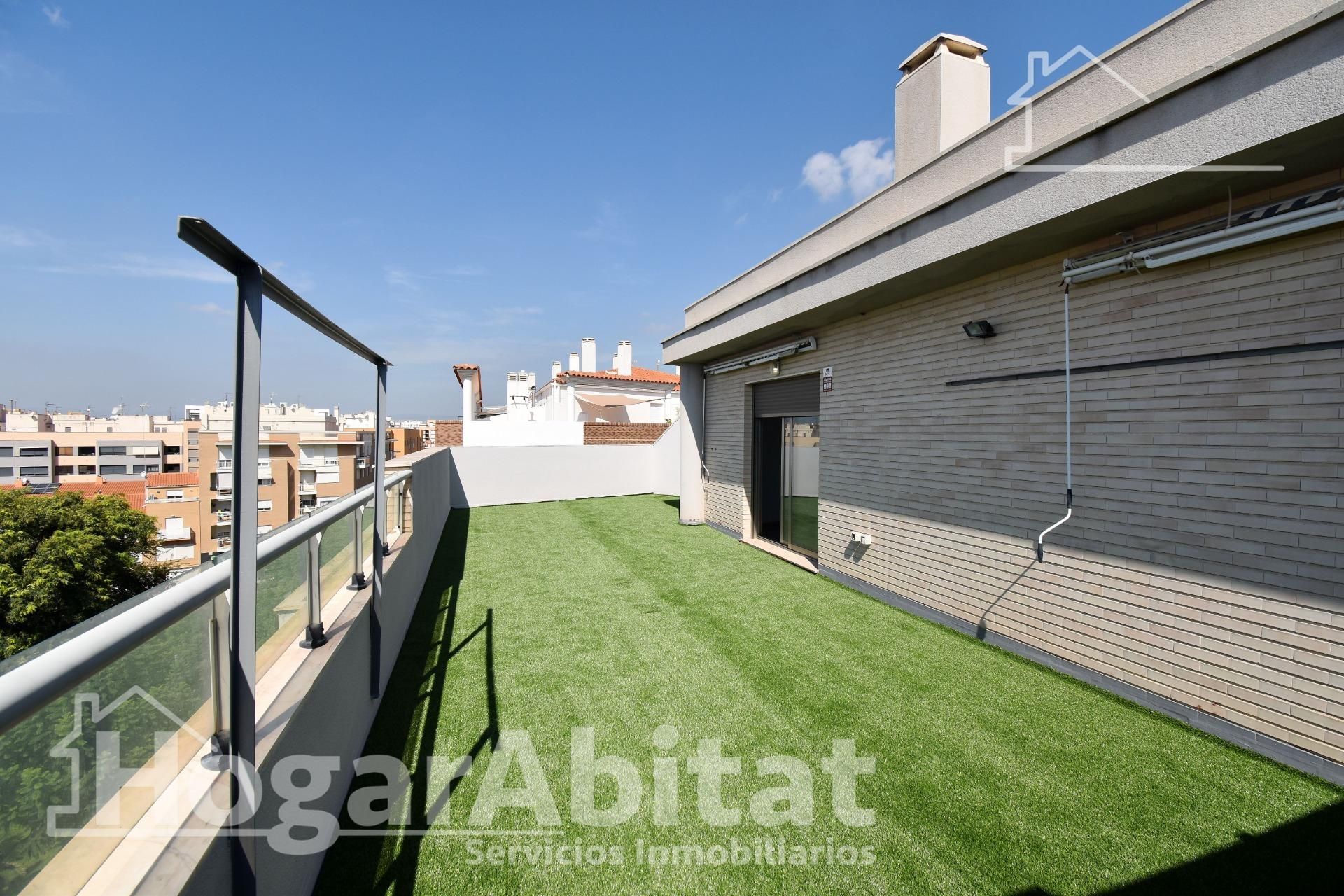 Terrasse von Dachboden zum verkauf in Almazora / Almassora mit Klimaanlage, Terrasse und Abstellraum