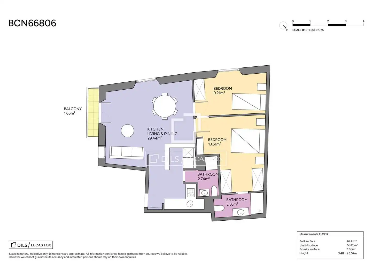 Piso en venta en Barcelona con Aire acondicionado, Parquet y Amueblado