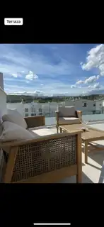 Terrasse von Dachboden zur Miete in Estepona mit Klimaanlage, Terrasse und Abstellraum