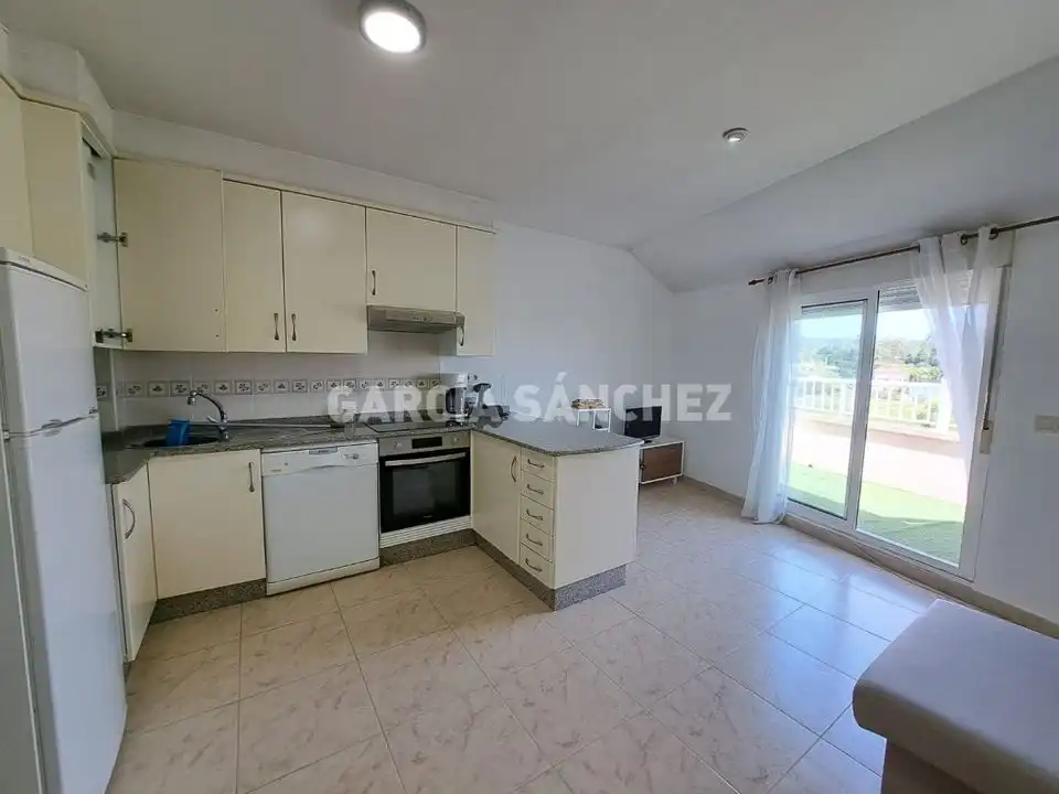 Kitchen of Flat for sale in Boiro  with Terrace, Storage room and Oven