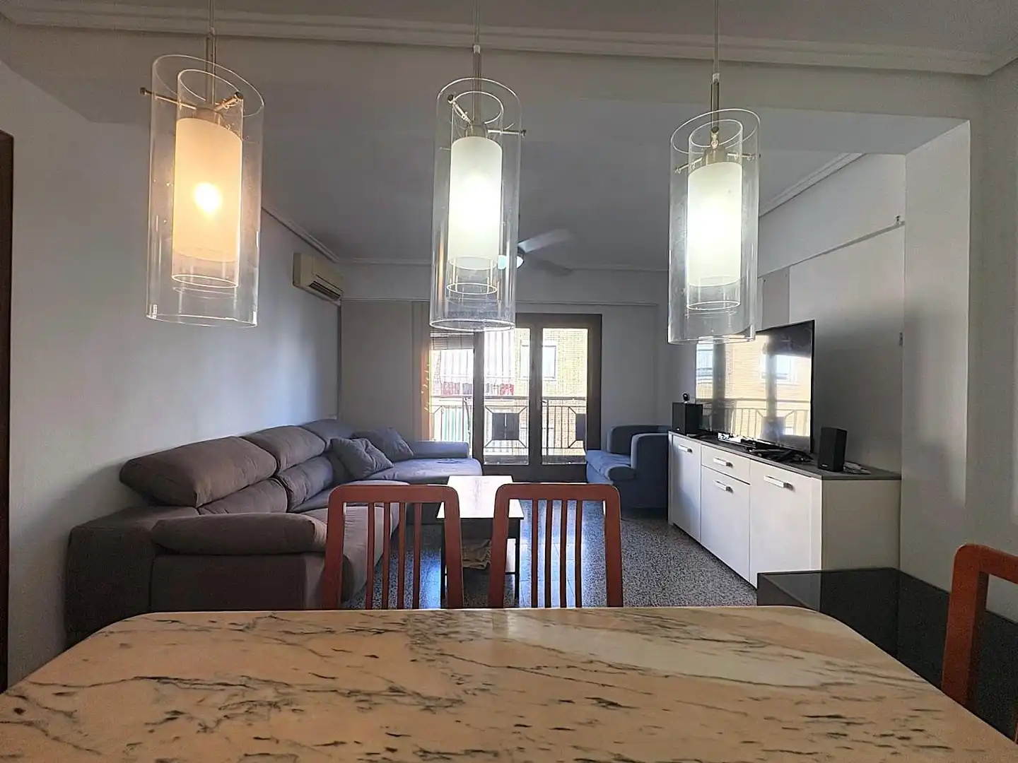 Sala de estar de Piso en venta en Paterna con Aire acondicionado, Amueblado y Balcón