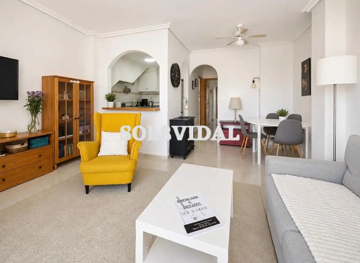 Sala d'estar de Casa o xalet en venda en Orihuela amb Terrassa, Balcó i Piscina comunitària