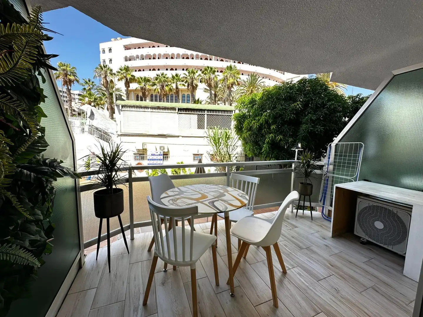 Terrassa de Apartament de lloguer en San Bartolomé de Tirajana amb Calefacció, Moblat i Balcó