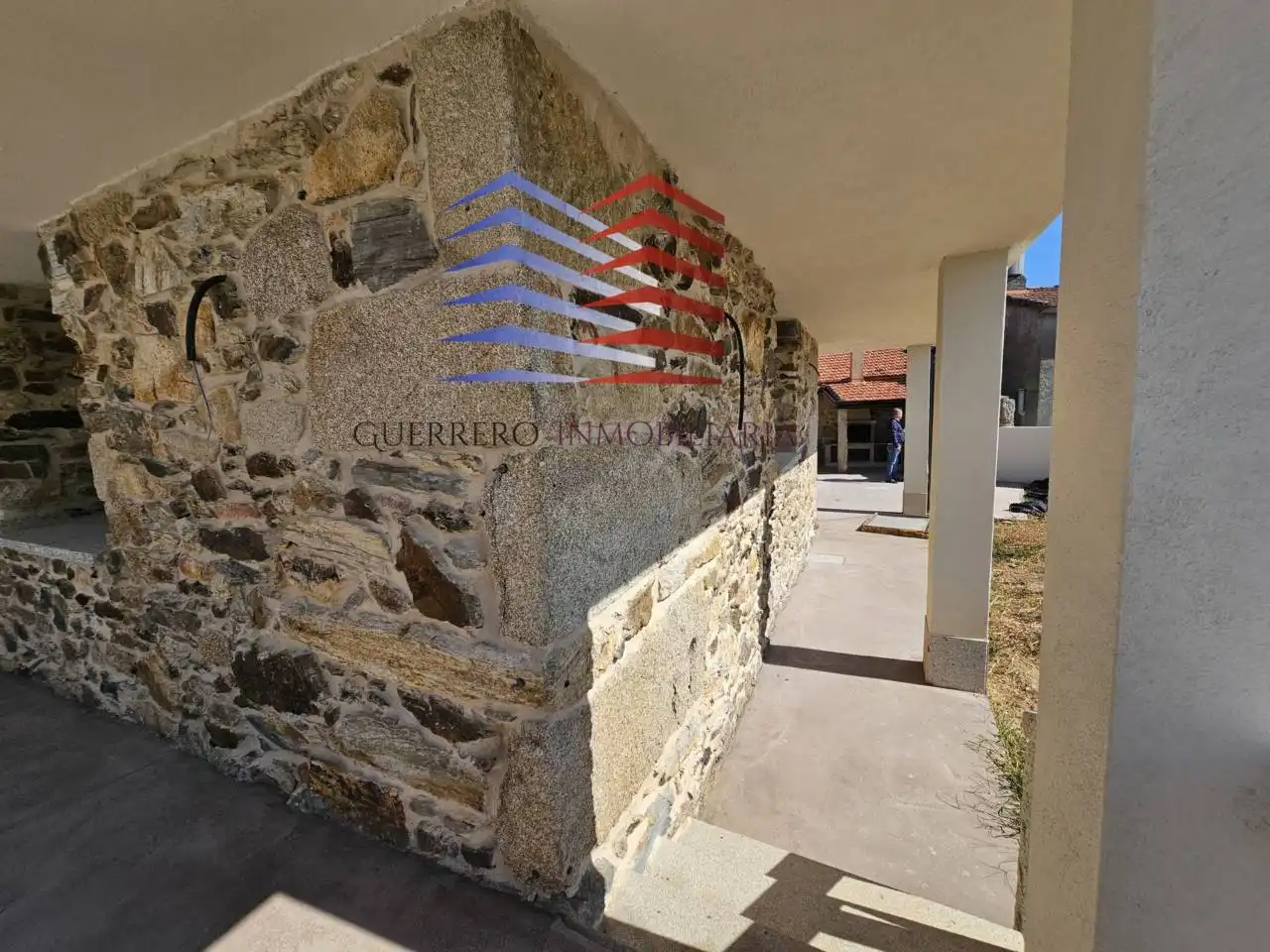 Vista exterior de Casa o chalet en venta en A Merca   con Calefacción, Terraza y Piscina
