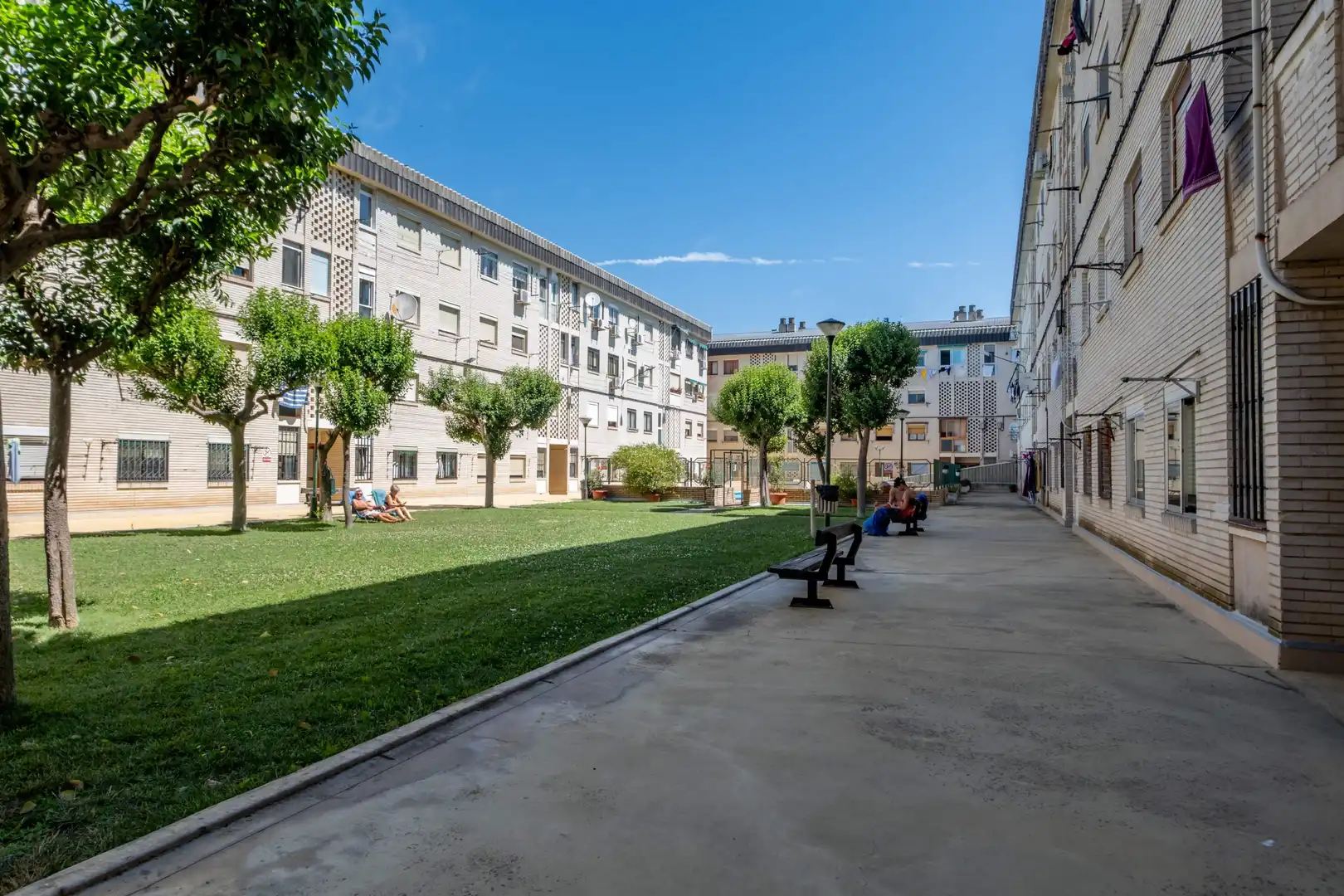 Exterior view of Flat for sale in Utebo  with Air Conditioner, Heating and Balcony