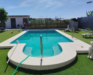 Swimming pool of House or chalet for sale in Salteras  with Air Conditioner, Heating and Terrace