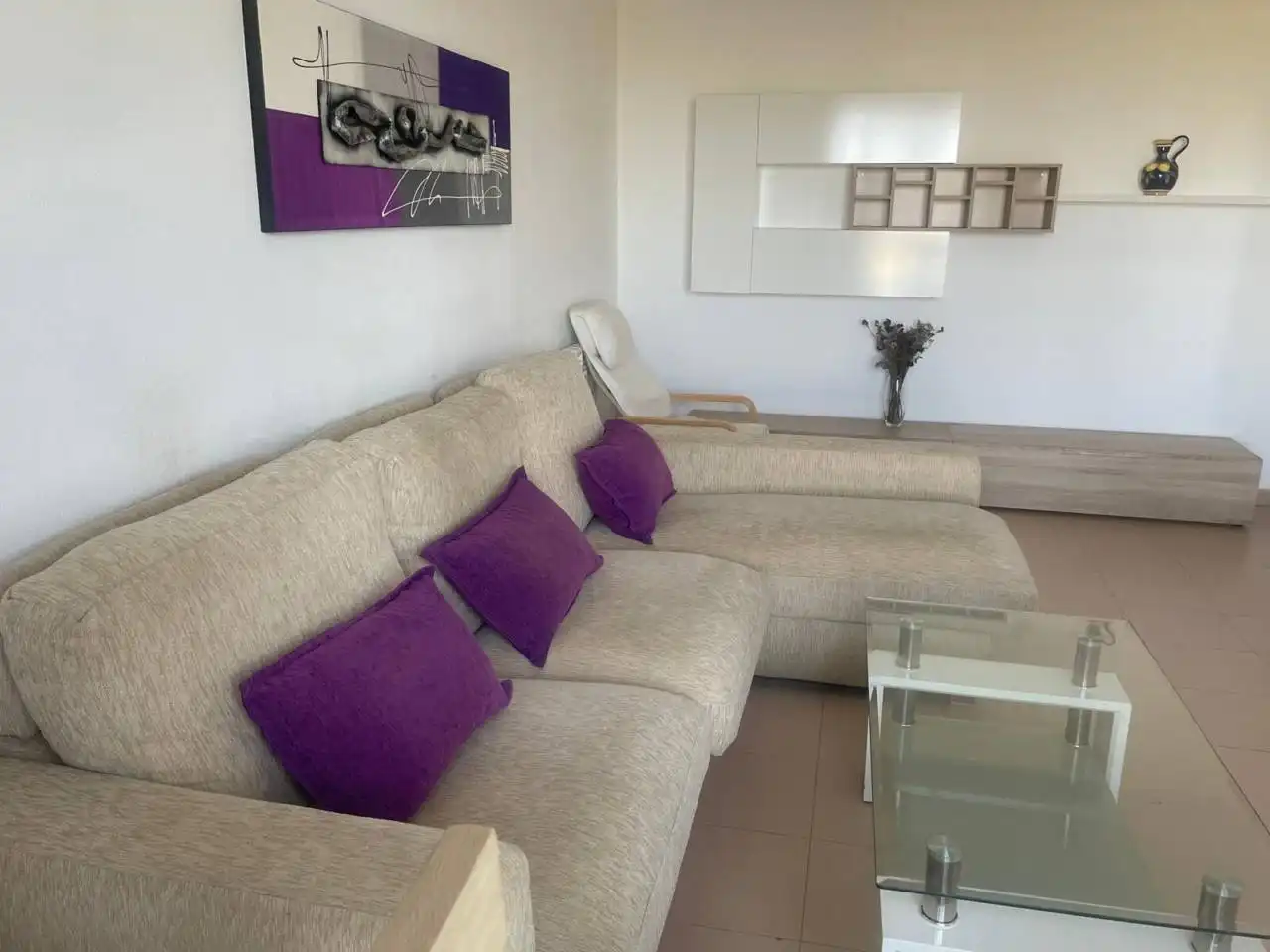 Living room of Detached homes for sale in Cáceres  with Heating, Terrace and Furnished