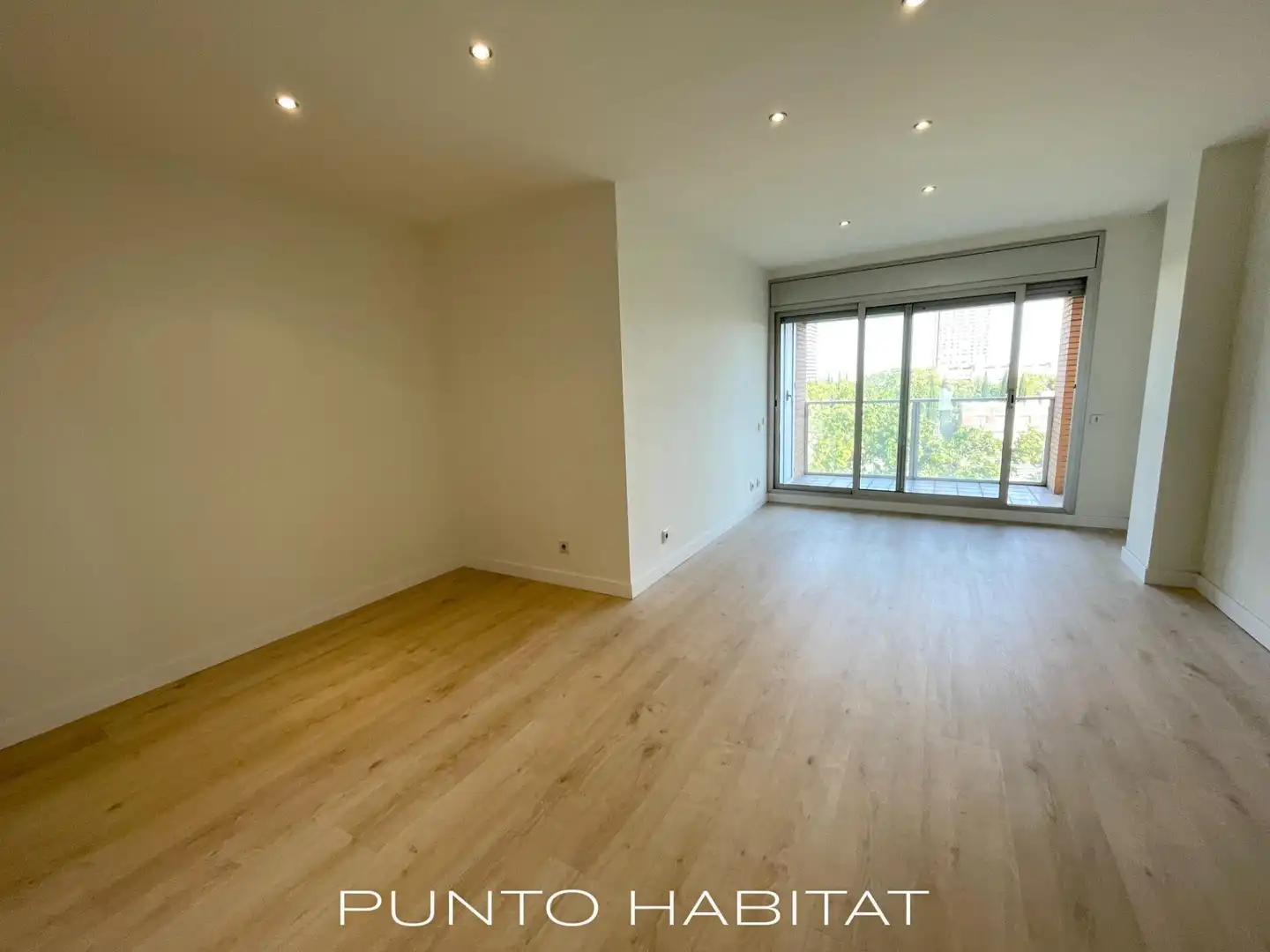Sala d'estar de Pis de lloguer en  Barcelona Capital amb Parquet, Balcó i Piscina comunitària