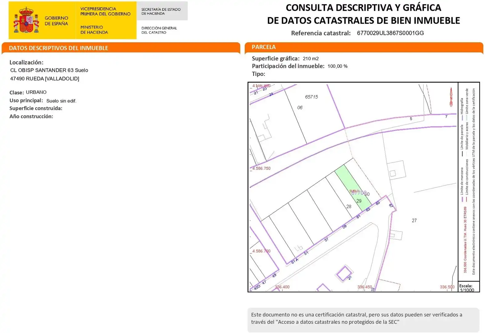 Terrain résidentiel à vendre à Calle del Obispo Santander, imagen 8