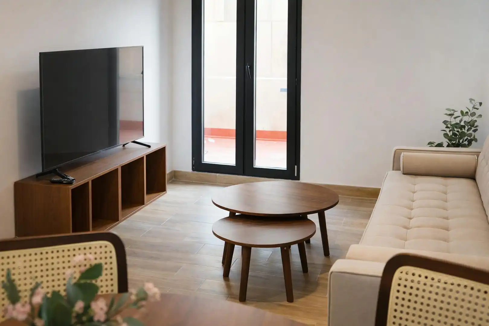 Sala d'estar de Pis de lloguer en Madrid amb Aire condicionat, Calefacció i TV