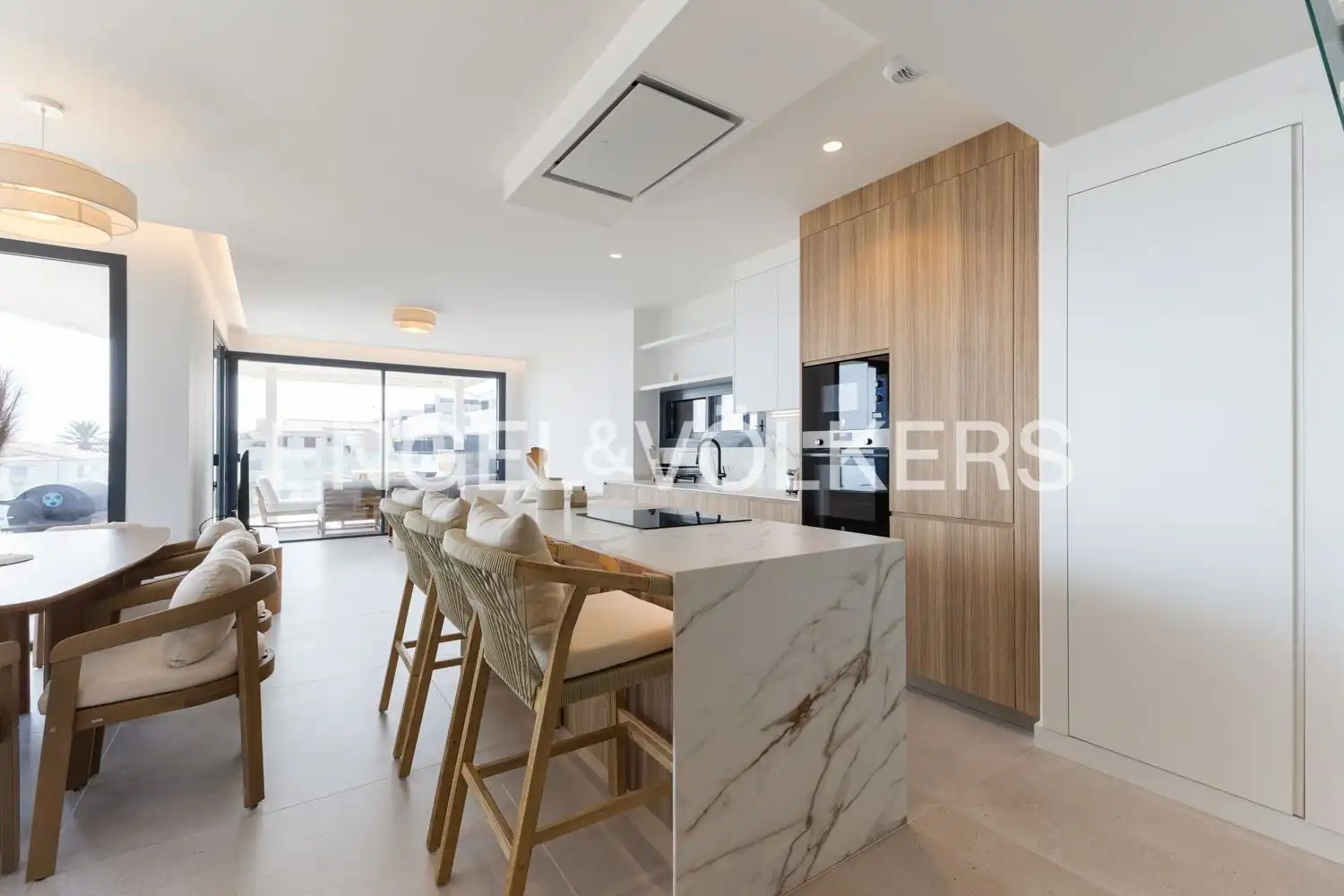 Cocina de Ático en venta en Dénia con Aire acondicionado, Calefacción y Jardín privado
