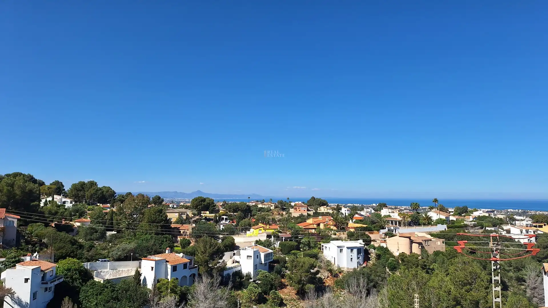Exterior view of Detached homes for sale in Dénia  with Air Conditioner and Balcony