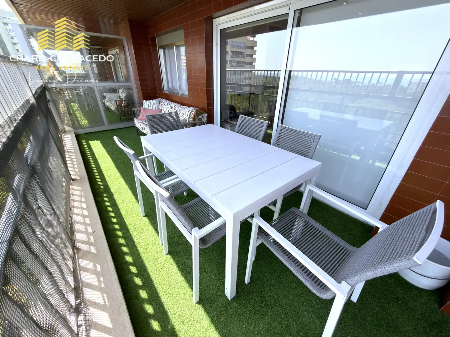 Terrassa de Pis de lloguer en Valencia amb Aire condicionat, Jardí privat i Terrassa