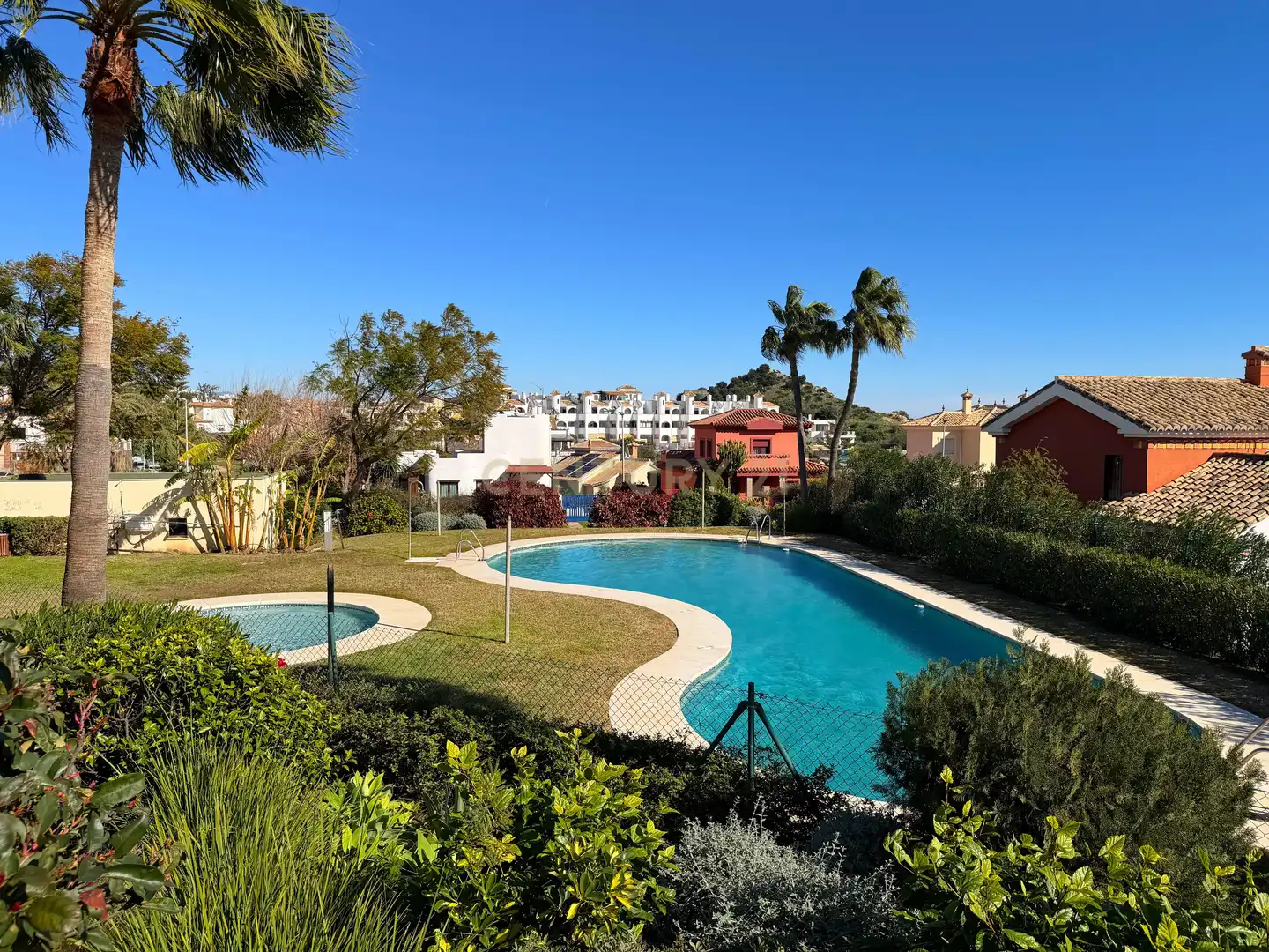 Jardí de Apartament en venda en Benalmádena amb Aire condicionat, Microones i TV