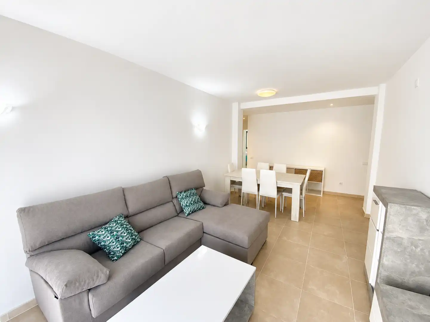Wohnzimmer von Wohnung zur Miete in Sant Joan mit Klimaanlage, Terrasse und Möbliert
