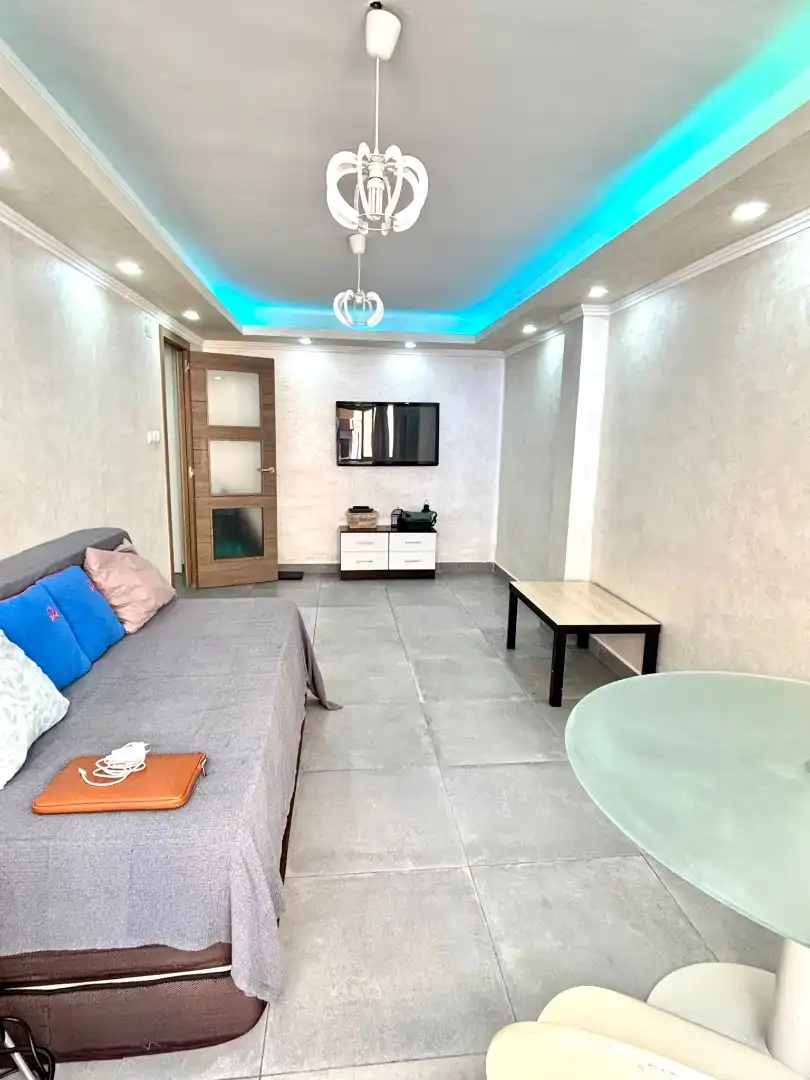 Living room of Flat for rent in Málaga  with Air Conditioner, Furnished and Oven