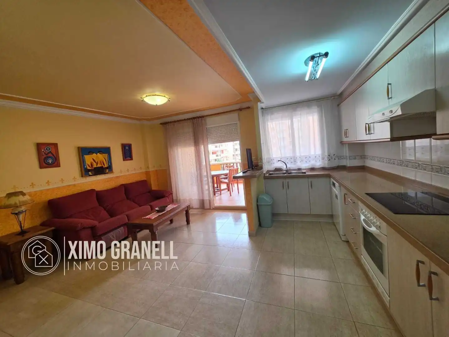 Living room of Flat for rent in Moncofa  with Storage room and Community pool