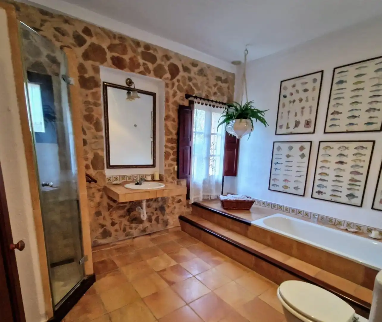 Baño de Casa o chalet en venta en Vilafranca de Bonany con Aire acondicionado, Calefacción y Terraza