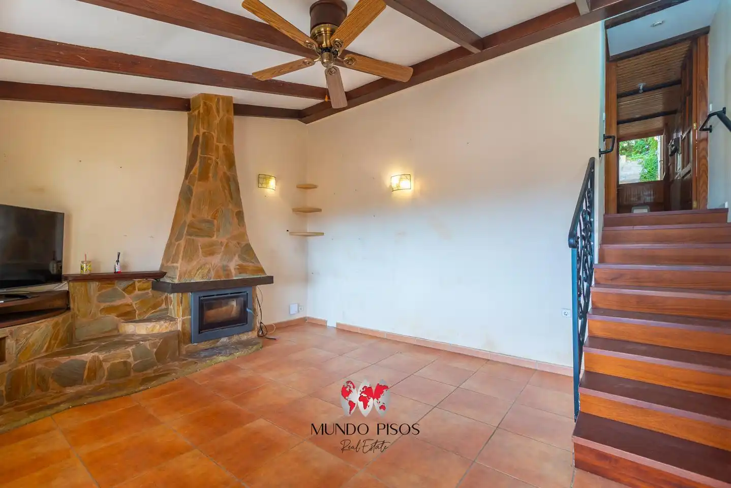 Sala de estar de Casa adosada en venta en  Palma de Mallorca con Aire acondicionado, Terraza y Trastero