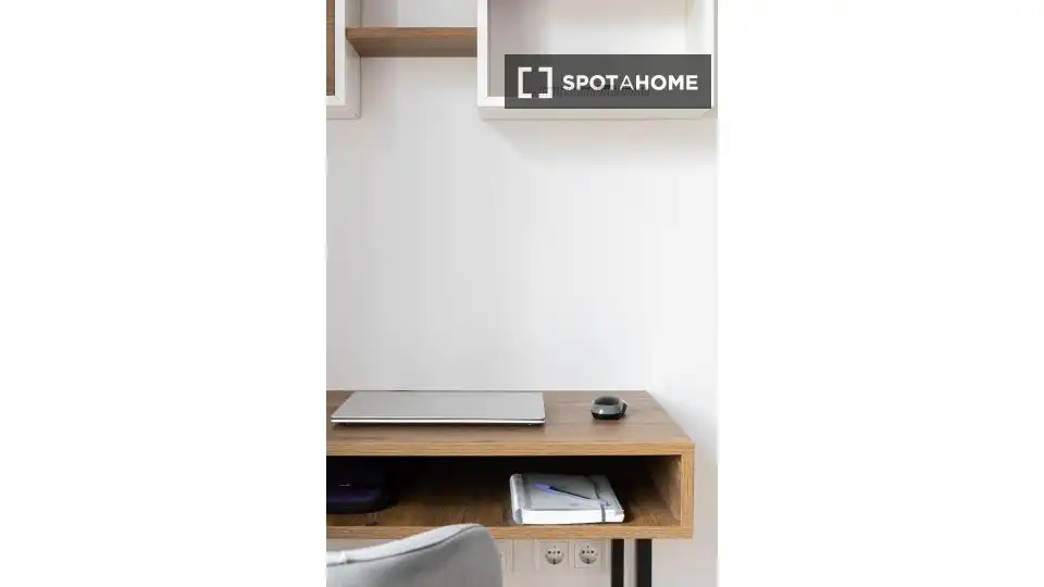 Bedroom of Flat for rent in Barcelona  with Air Conditioner, Heating and Furnished