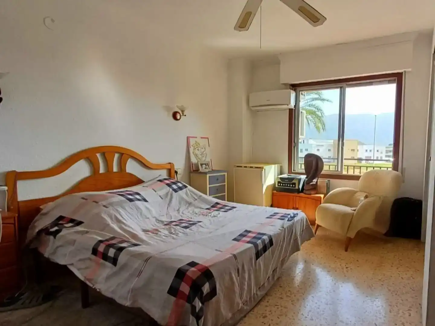 Bedroom of Flat for sale in Gata de Gorgos  with Air Conditioner, Storage room and Balcony