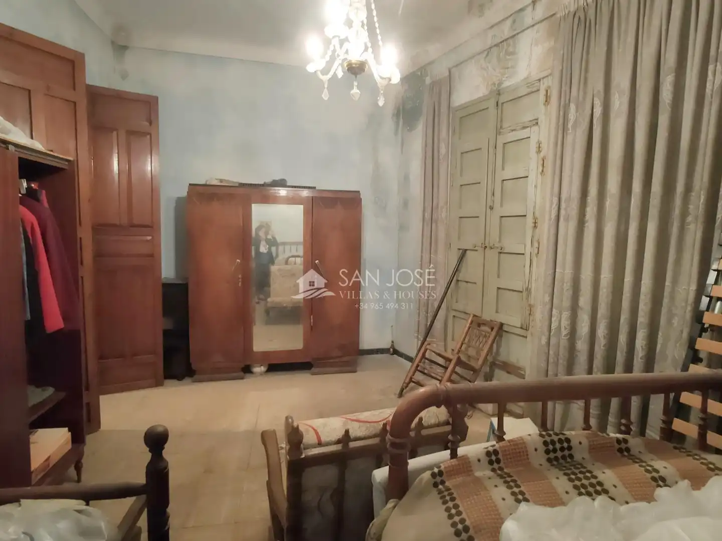 Schlafzimmer von Haus oder Chalet zum Verkauf in Aspe mit Terrasse