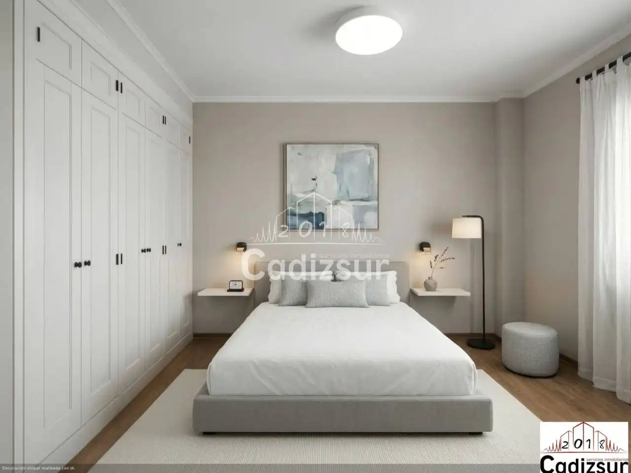 Bedroom of Flat for sale in San Fernando  with Air Conditioner, Parquet flooring and Terrace