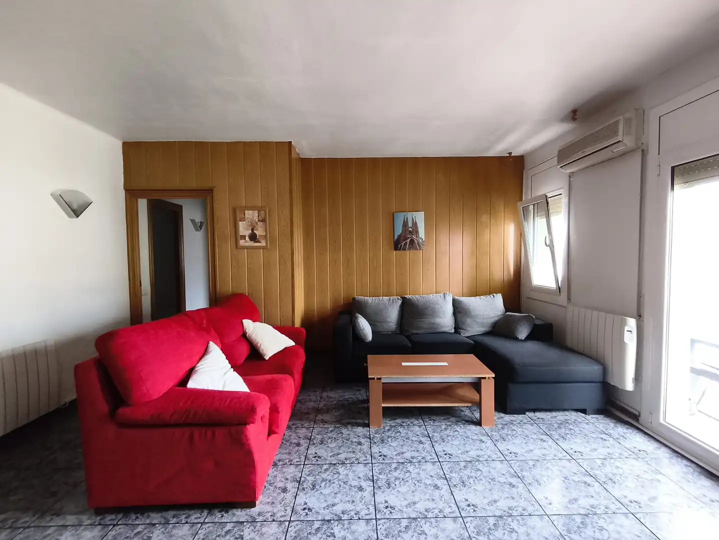 Sala d'estar de Pis en venda en Terrassa amb Aire condicionat, Calefacció i Forn