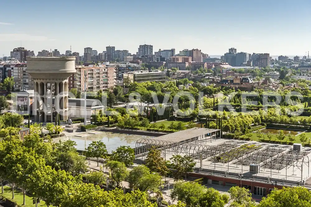 Vista exterior de Planta baixa de lloguer en Madrid amb Aire condicionat, Calefacció i Moblat