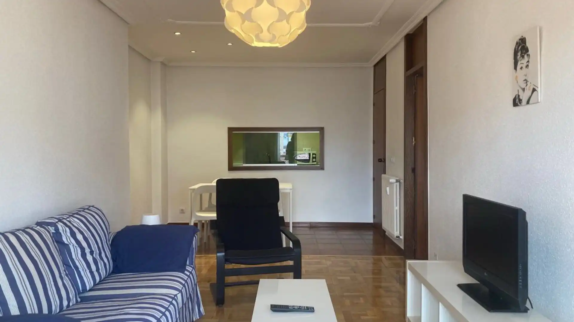 Sala de estar de Piso de alquiler en Valladolid Capital con Calefacción, Terraza y Amueblado