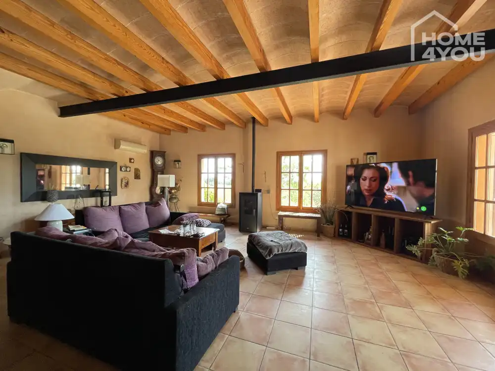 Sala d'estar de Casa o xalet en venda en Ses Salines amb Aire condicionat, Calefacció i Terrassa