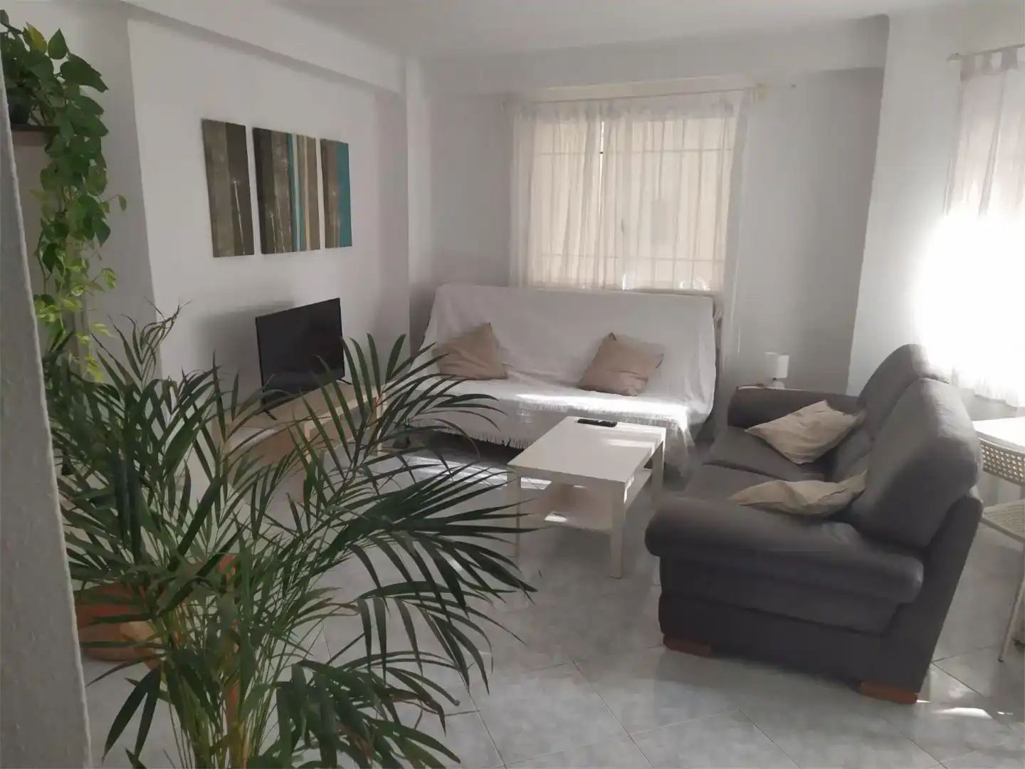 Living room of Flat for share in Málaga  with Furnished