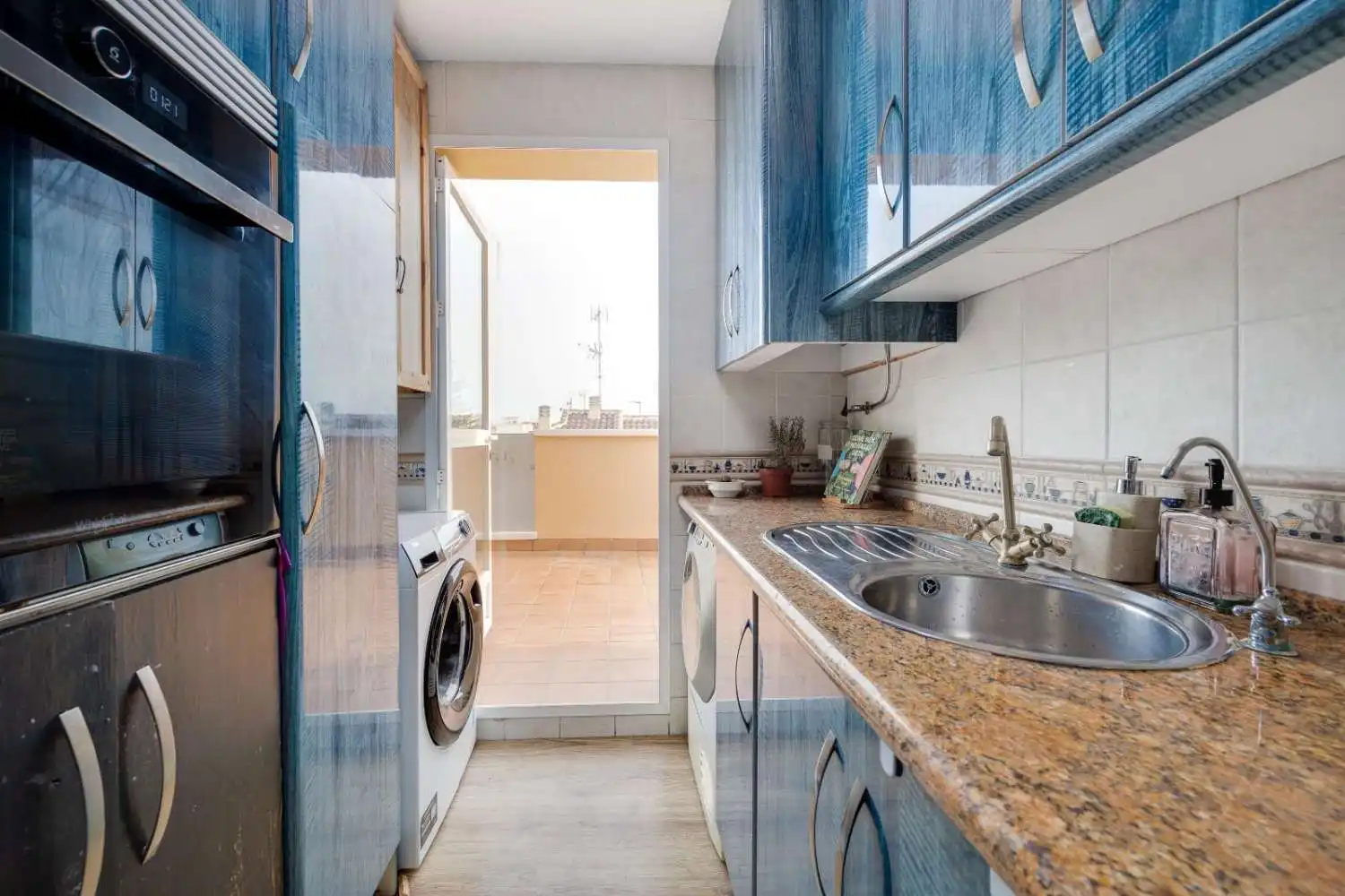 Cocina de Apartamento en venta en Pilar de la Horadada con Aire acondicionado, Calefacción y Terraza