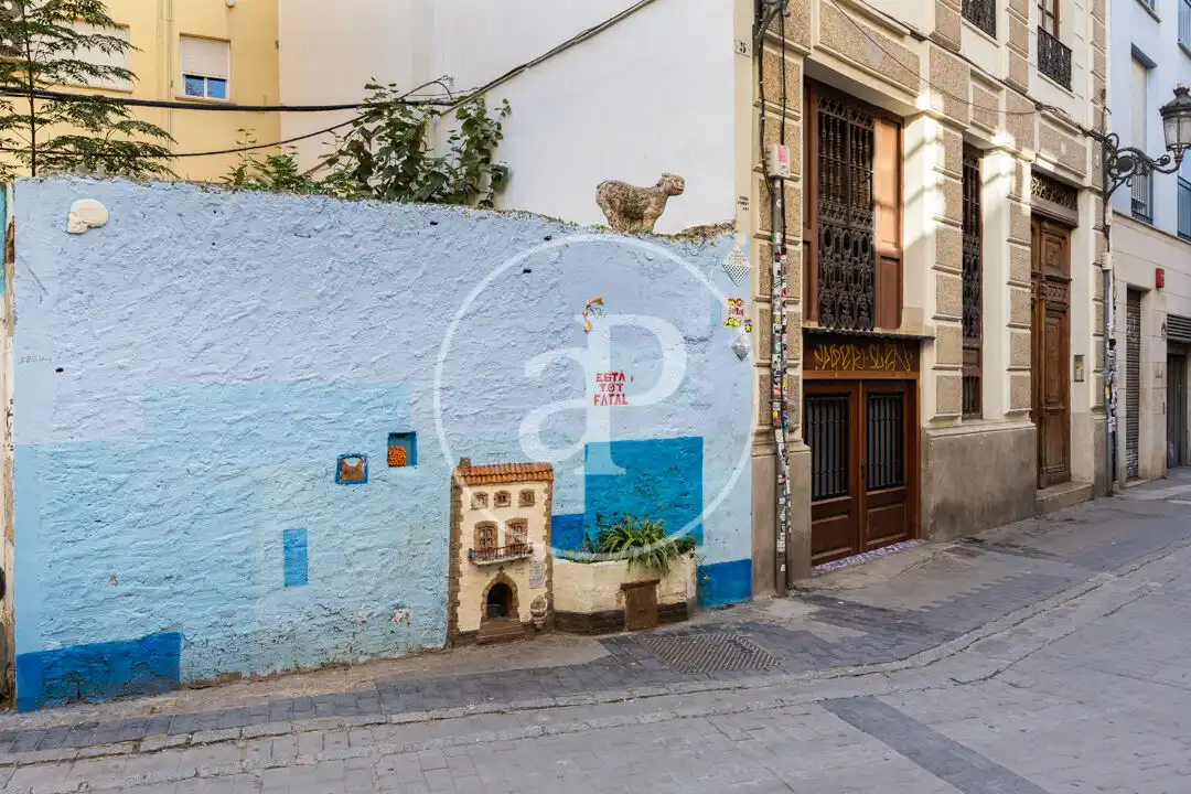Exterior view of Flat for rent in Valencia  with Air Conditioner, Heating and Furnished
