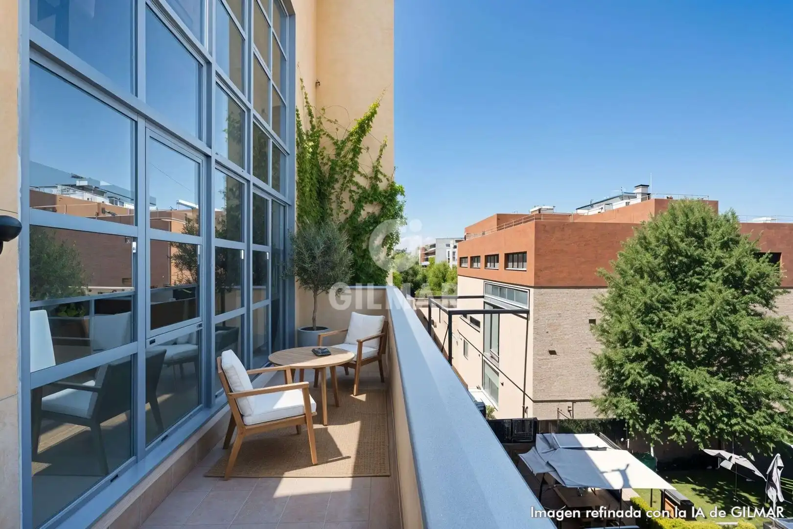 Terrasse von Maisonette zum Verkauf in Madrid mit Heizung und Balkon
