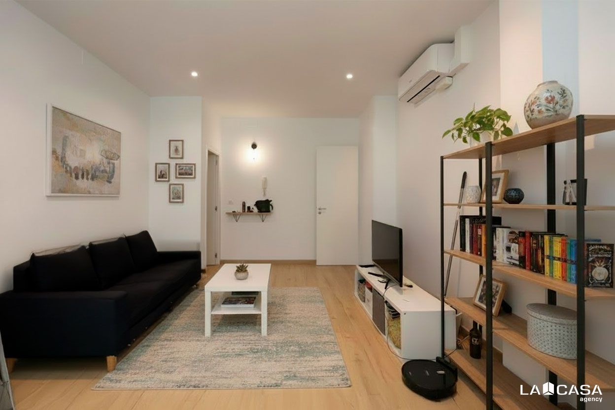 Living room of Flat for sale in L'Hospitalet de Llobregat  with Heating