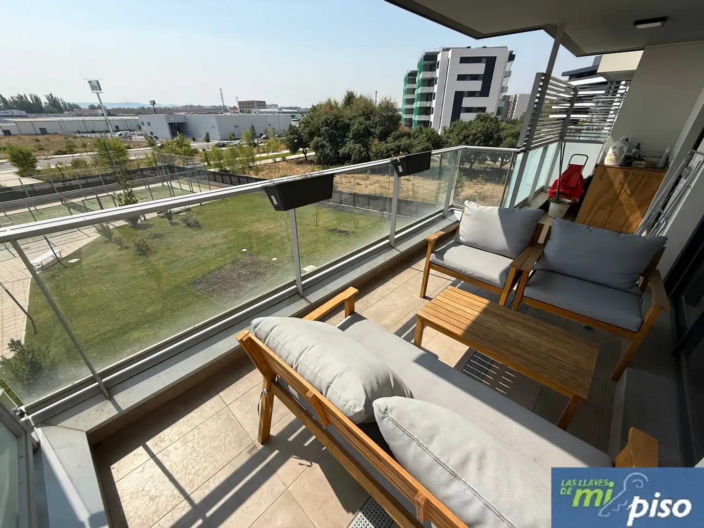 Terrasse von Wohnung zum Verkauf in Valladolid mit Heizung, Privatgarten und Parkett