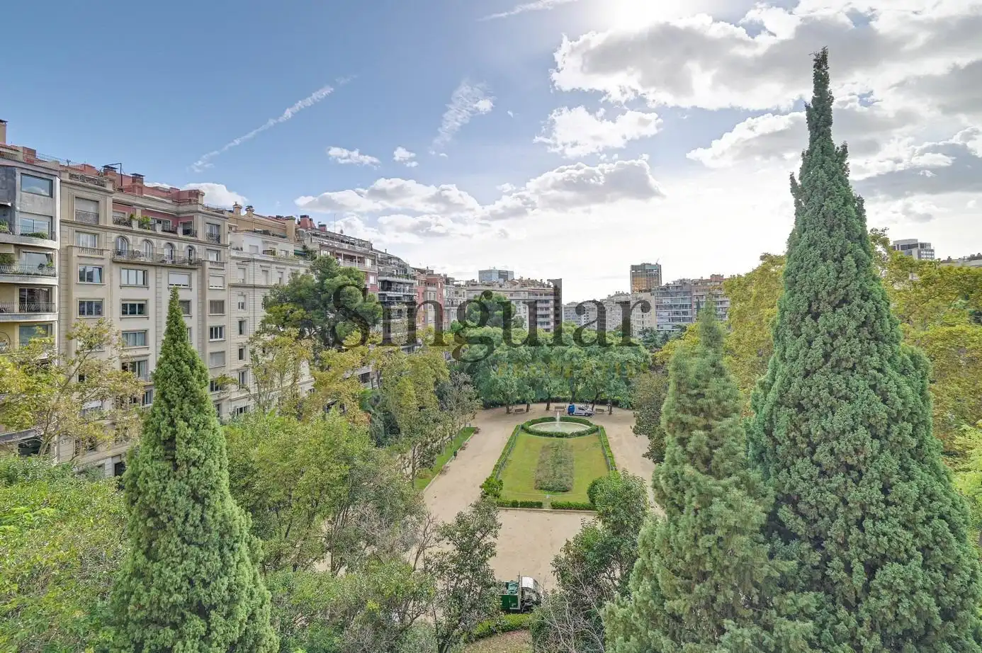 Vista exterior de Piso de alquiler en Barcelona con Aire acondicionado, Calefacción y Parquet