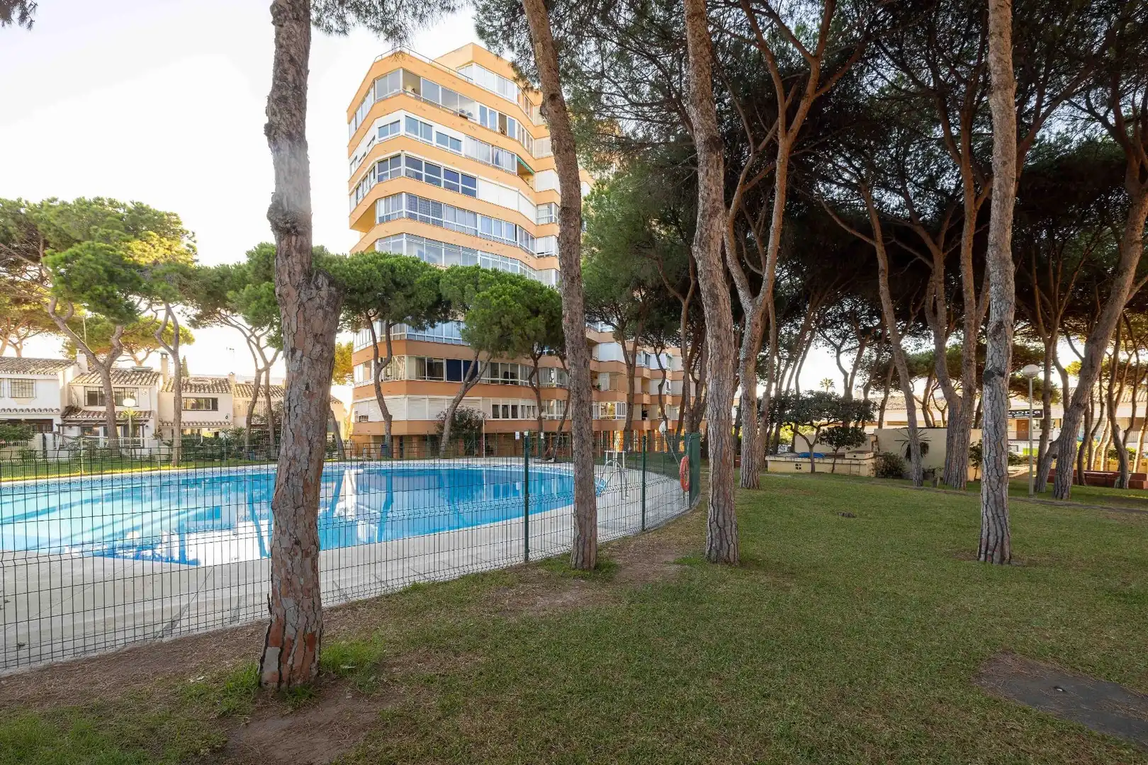 Schwimmbecken von Wohnung zum Verkauf in Mijas mit Privatgarten und Gemeinschaftspool
