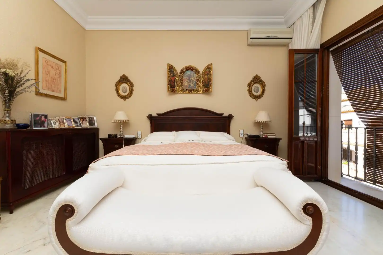 Schlafzimmer von Einfamilien-Reihenhaus zum Verkauf in La Roda de Andalucía mit Heizung, Abstellraum und Balkon