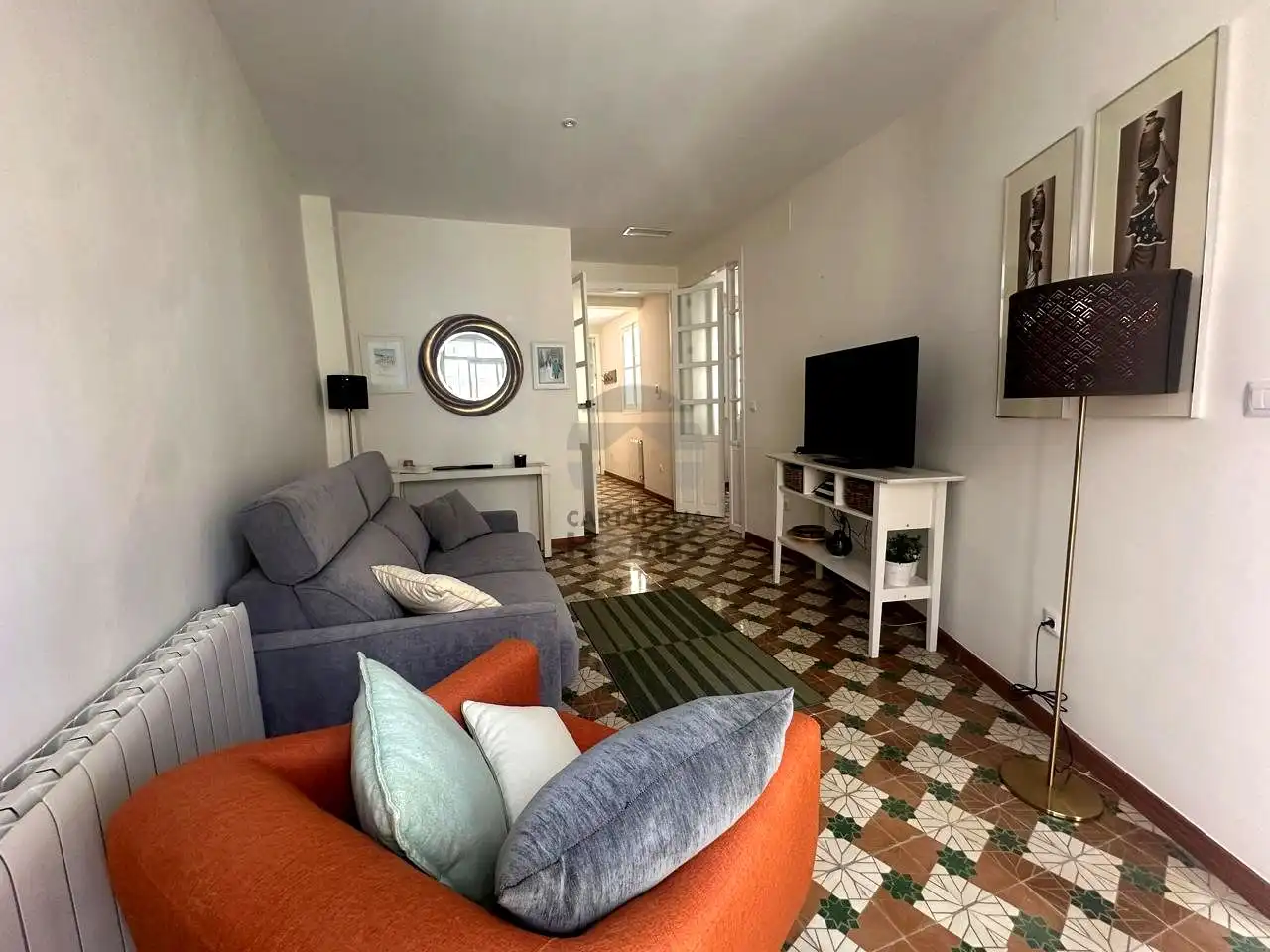 Sala de estar de Ático en venta en Cartagena con Aire acondicionado, Calefacción y Terraza