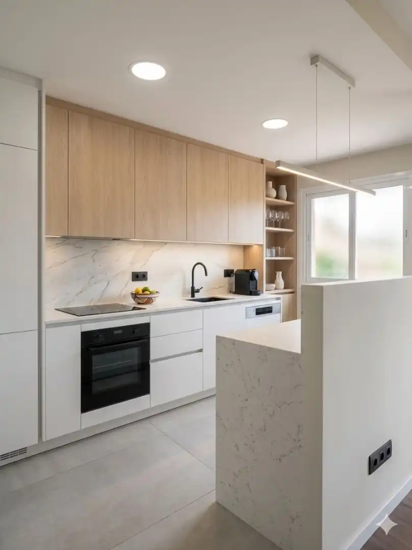 Küche von Wohnung zum Verkauf in Madrid mit Heizung, Parkett und Terrasse